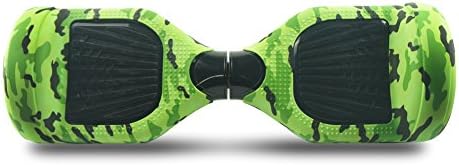 Double EUST Silicone Hoverboard Cover,Full-Body Silicone Rubber Protective Skin Case Cover For 6.5" 2 Wheels Self Balancing Scooter Hoverboard
