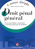 Travaux dirigés de droit pénal by 