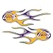 NBA Los Angeles Lakers Micro Flame Auto Emblems, Licensed Product
