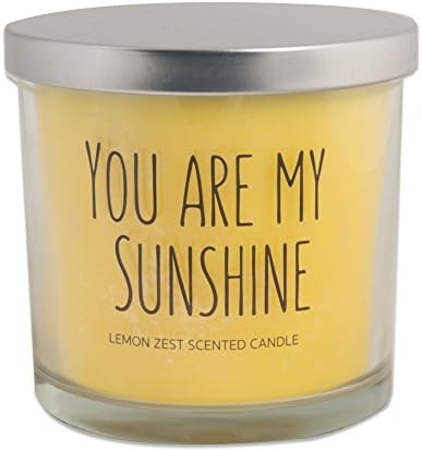 Home Traditions 3-Wick Evenly Burning Highly Scented 4x4" Large Jar Candle with 45+ Hour Burn Time (14.5 Oz) - Lemon Zest Scent