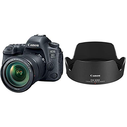 Canon EOS 6D Mark II SLR-Digitalkamera (26,2 MP, 7,7cm (3 Zoll) Display, DIGIC 7, mit WLAN/NFC/blautooth und GPS, Kit…