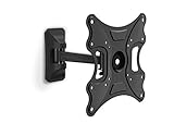 MOUNT MASSIVE TV Wall Mount, MNT 104 120° Swivel and Tilt Mount for 19 to 40 inch TVs, Black