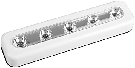 Portable Wireless Light, DIY Stick-on Anywhere 5 LED Wardrobe/Stairs/Step Light for Stairway Kitchen Closet Drawer Under Counter(#2)