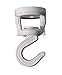 Panacea 86132 Swivel Ceiling Hook, White