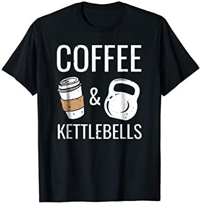 Kettlebell Life ApparelKettlebells & Coffee Funny HIIT Fitness Workout Gym T-ShirtOEKO-TEX STANDARD 100