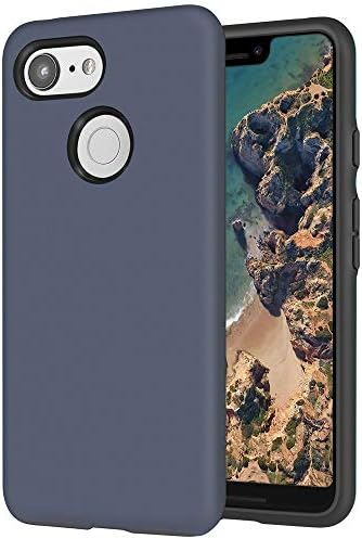 Topnow Google Pixel 3 XL Case,Ultra Soft TPU + PC [Shock Absorbent] Premium Protective Case Cover for Google Pixel 3 XL(2018)-Blue