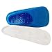 Envelop Gel Insoles for Men and Women - Shoe Heel Orthotics for Running, Hiking - Heel Cup Cushion Half Inserts - Reduce Foot Pain from Plantar Fasciitis, Spurs, Achilles and Arch Issues