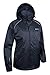 Mountain Warehouse Pakka Mens Packable Jacket -Waterproof Summer Coat Black X-Large
