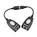 SANOXY® USB over Cat5/5e/6 Extension Cable RJ45 Adapter Set
