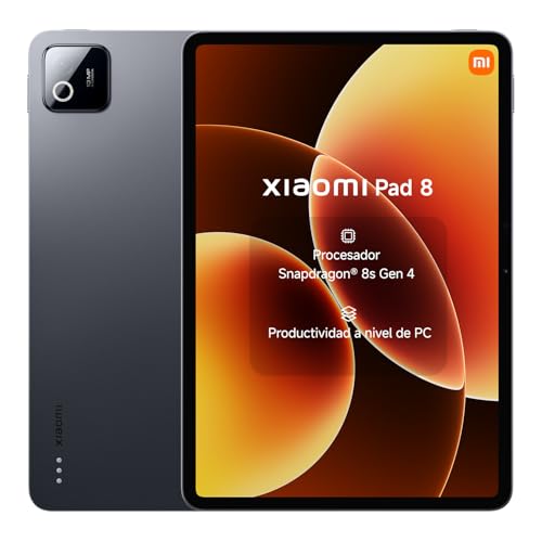 Pad 8 - Tablet de 11.2" 3.2K (Snapdragon 8s Gen 4, 8GB de RAM, 128GB de ROM, WiFi 7, 1 año de garantía Extra, batería de 9200 mAh, Cargador no Incluido), Gris (Versión ES)