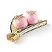 OneDor Sparkle Shiny Hair Bow Ribbon Clip sets for Babies, Toddlers, Young Girls, and Children (Animal-8 Pairs)