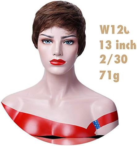 Lucst Short Black Wigs Women Natural Straight Synthetic Wigs for African Americans Heat Resistant Female Cosplay Wigs Tots