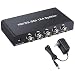 eSynic 4 Way SDI Splitter Repeater Full HD 1080P 1 in 4 Out Distribution 1X4 SDI Splitter Support SD-SDI, HD-SDI, 3G-SDI Up to 1320 Ft with DC 5V Power Adapter primary
