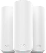 NETGEAR Orbi 370 Series WiFi 7 Mesh System RBE373 Router + 2 Satellites view 1