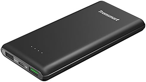 Tronsmart Presto 10000mAh Power Bank, Ultra Slim External Battery/Battery Pack/ Portable Battery Charger With Quick Charge 3.0 for Galaxy S8 S8+ and More (Black)
