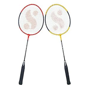 Silver’s SB-100 COMBO-4 ( 2 B/RACKETS) Red-Yellow