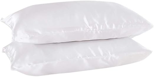 Amazon Com Linqiudd Simple Pillowcase Satin Silk Solid Color