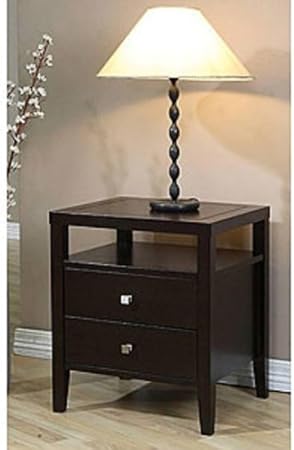Amazon Com Aristo 2 Drawer Nightstand Kitchen Dining
