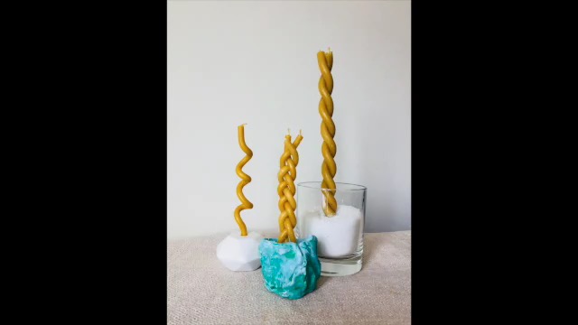 Velas De Cera De Abeja Pura, Velas Decorativas Delgadas De 7.3 Pulgadas, Aroma A Miel, Sin Goteo, Sin Humo, Tiempo De Combustión De 40 Minutos Para Cumpleaños, Cena, Oración, Iglesia, Hanukkah