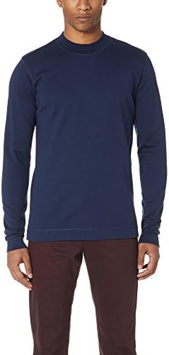 Norse Projects Men's harald Mercerized Interlock Sweatshirt, Navy, Small