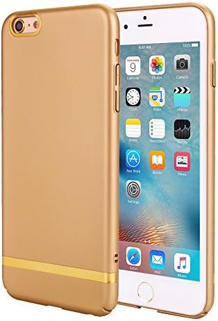 iPhone 6 Case, iPhone 6s Case, Ultra Slim Anti-Scratch Protective Phone Cover Case for Apple iPhone 6/6s (4.7" Gold)