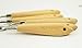 CONDA Palette Knife Painting TOOLS Metal Knives Wood Handle (5 Piece)