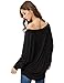 GLOSTORY Women's Casual Long Sleeve Loose Blouses Batwing Sleeve Off Shoulder T-Shirt Tops 2695