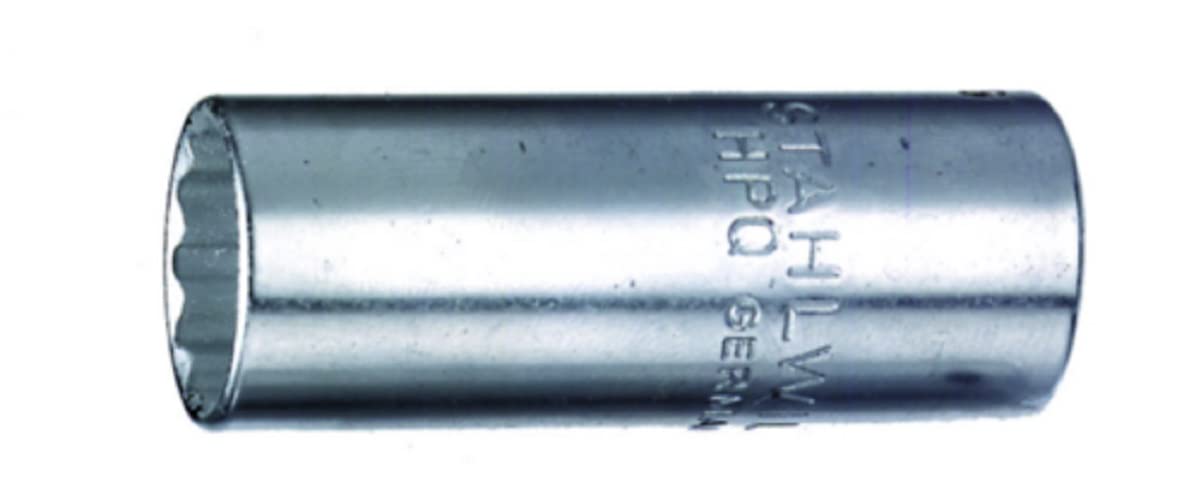 Stahlwille 01640012 40ADL High Performance Steel Socket, 1/4 inch Drive, 3/16 inch Size, 50 mm Length, Pack of 5 — image 1