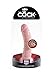Pipedream King Cock Plus Dual Density Cock Dildo, Flesh, 8