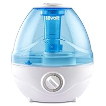 Levoit Humidificador Ultrasónico de Niebla Fría de 2.4L para Bebés (sin BPA), Funcionamiento Silencioso, Luz Nocturna y Apagado Automático, con 3 Niveles de Niebla, Dura hasta 24 Horas, Classic 100