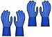 kitchen-star Ultimate Rubber Household PVC Gloves with Comfortable Cotton Lining Anti-Slip surface Extra Thickness Kitchen Dishwashing Kitchen Cleaning Working 2 Pairs You get 4 Gloves (LARGE, BLUE)