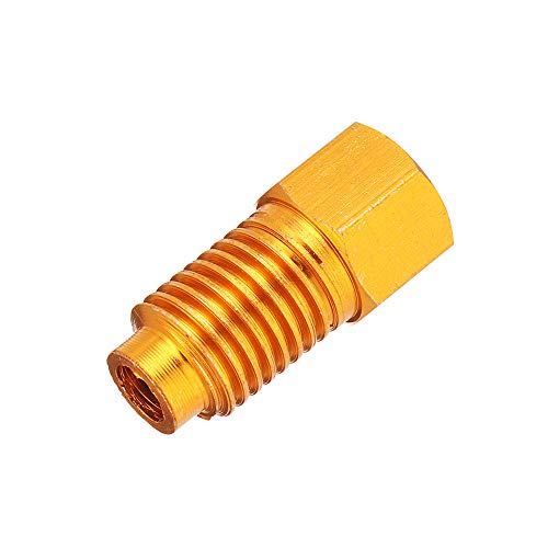 CoCocina 5pcs R1234yf R134a and R12 Special Can Tap Adapter Fittings Kit for 1/4 SAE 1/2 Inch Acme LH