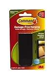 Command Large Picture-Hanging Strips, Black, 8-Strip