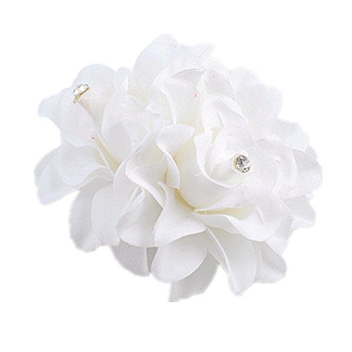 Wcysin 5 Pack Flower Brooch Floral Hair Clips for Women Rose Hair Accessories Wedding - Thumbnail 2