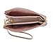 Humble Chic Women's Small Wristlet - Vegan Leather - Tan - Phone Purse, Tan