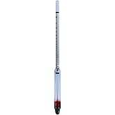Home Brew Stuff Hydrometer - Alcohol, 0-200 Proof and Tralle by Bellwether, Transparent, 6612-1