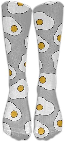 Food Eggs Crew Socks Casual Socks Medium Socks Fashion Funky For Running Travel Sports