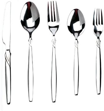 Besli 35 Pieces Premium Stainless Steel Flatware Set Silverwae Set,Mirror Polished,Service for 7,includes 7 Salad Forks,7 Dinner Forks,7 Tea Spoons,7 Dinner Spoons,7 Knives, Dishwasher Safe