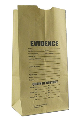 Evidence Bags, Paper and Plastic Sample Pack