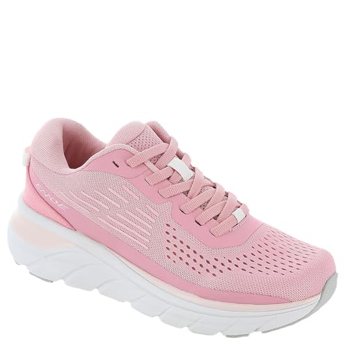 Easy Spirit Women’s Mel13 Sneaker, Light Pink, 11 Wide