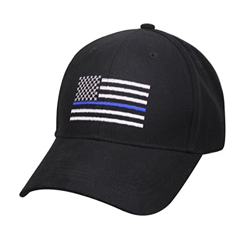 Support Police Sheriff Law Enforcement THIN BLUE LINE Hat Cap Low Profile