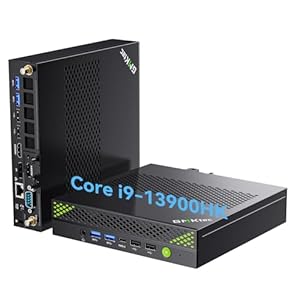 GMKtec ミニpc intel Core i9-13900HK 「16GB DDR5 1TB SSD」14コア20レッド（最大5.4GHz）高性能 NucBox K10