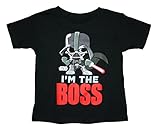 Star Wars Little Boys Darth Vader Boss Toddler T Shirt (4T)