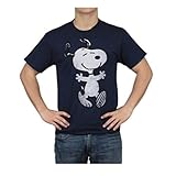 Peanuts Snoopy Hug Men's Navy T-shirt XL