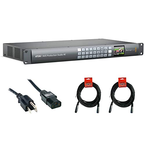 Blackmagic Design ATEM 1 M/E Production Studio 4K with PC Power Cord 6