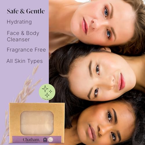 Chatham Natural Skin Care Eczema Relief Oatmeal Soap, oatmeal bath, treatment for eczema rosacea, psoriasis