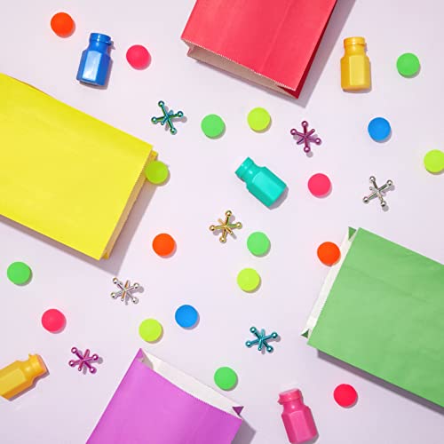 Juvale Bulk Bouncy Ball Party Favors for Kids Goodie Bags (Neon Colors