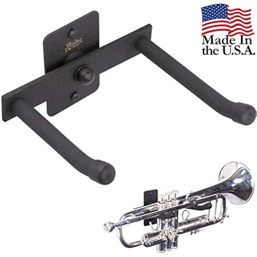 Horizontal Wall Mount Trumpet Holder Stand For Trumpets Including