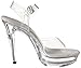 Pleaser Fabulicious Women's Cocktail-508 Ankle-Strap Sandal