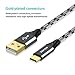 3A Current Fast Heavy Duty Micro USB Cable [4 pack 3ft] Gray Metal Nylon Braided Durable Charger Cord Agvee Android Charging Cable for Samsung Galaxy S7 S6 S5 Note 5 J7, PS4 [Safe, In-case]